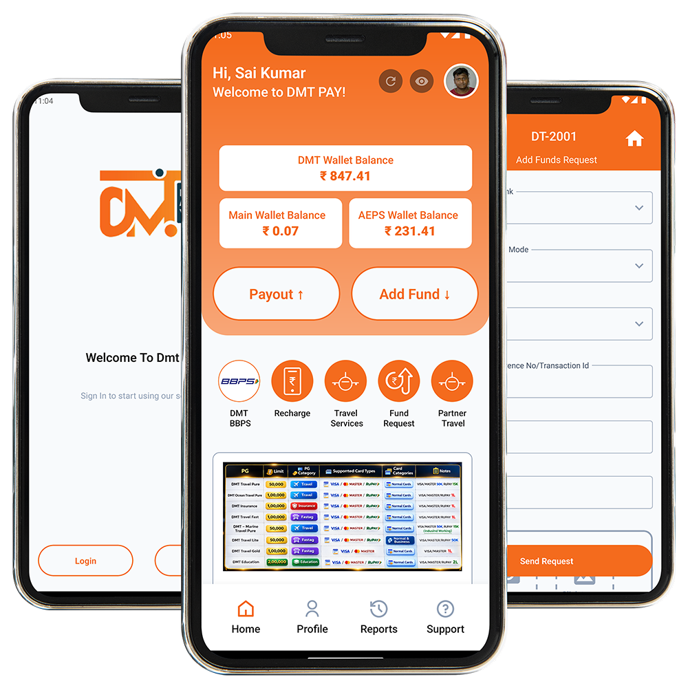 DMT Pay App UI